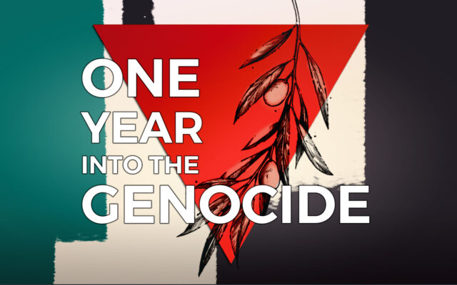 One year into the genocide