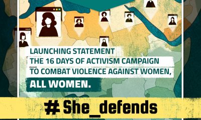 #SheDefends |Launching Statement for the 16 Days of Activism