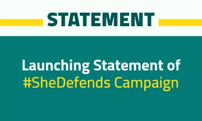 Launching Statement of #SheDefends Campaign