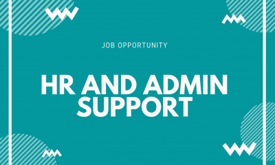 Job Vacancy: Human Resources and Admin Support Officer